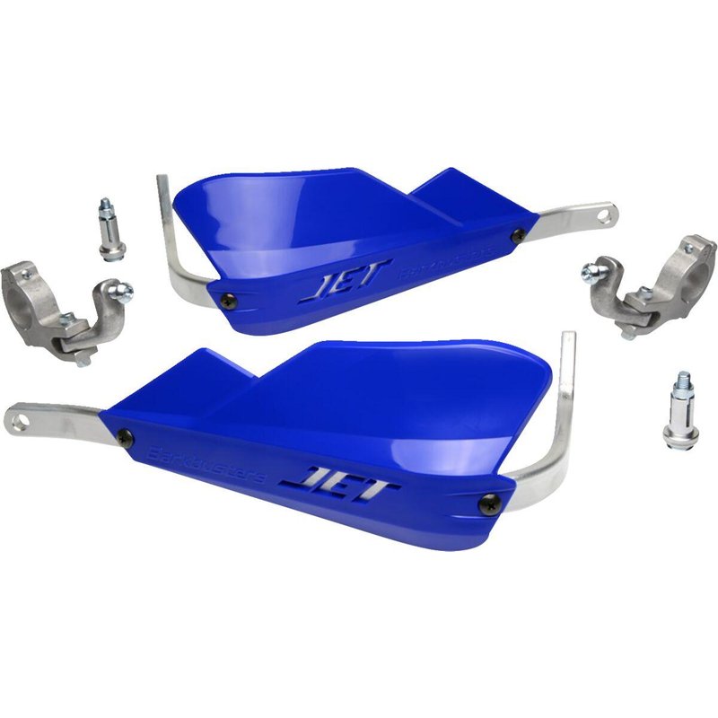 JET-002-02-BU - Barkbusters JET Wrap Around Hand Guards For Tapered Handlebars - Blue