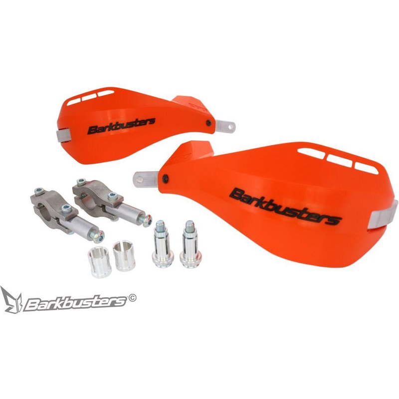 EGO-204-00-OR - Barkbusters Two Point Mount Straight Handlebar 22mm EGO Mini Handguards For Suzuki RM85 2002-2018 - Orange