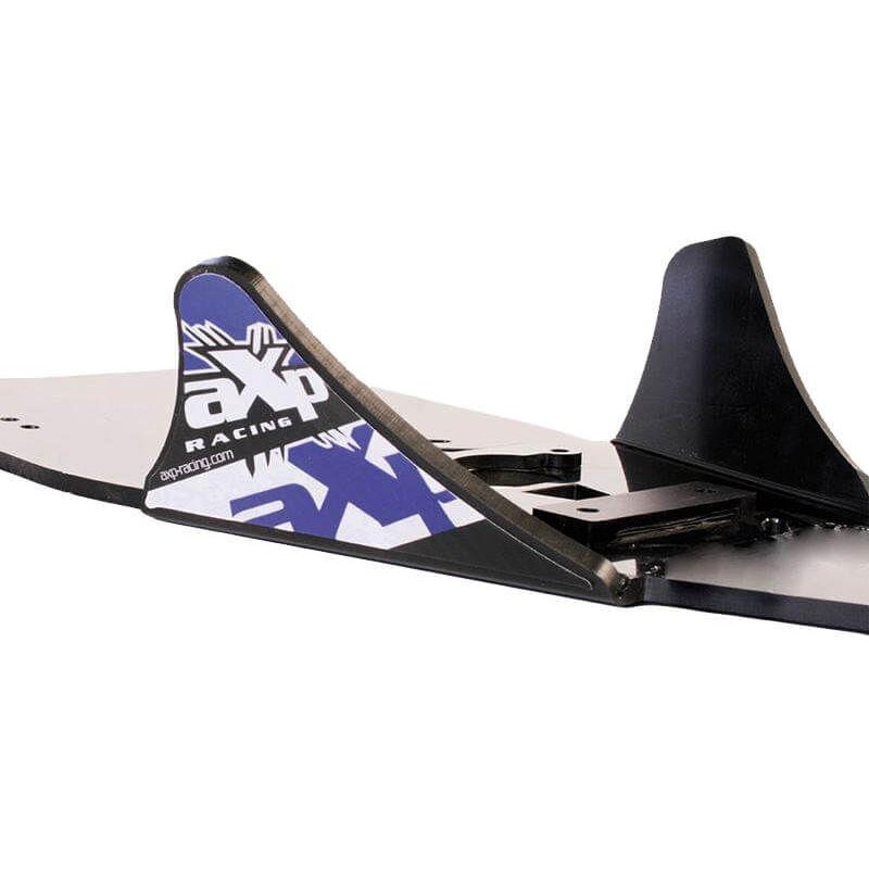 AX1070 - AX1070 - AXP Central Skid Plate - Yamaha YFZ450RSE 2012-2023 - Black/Blue