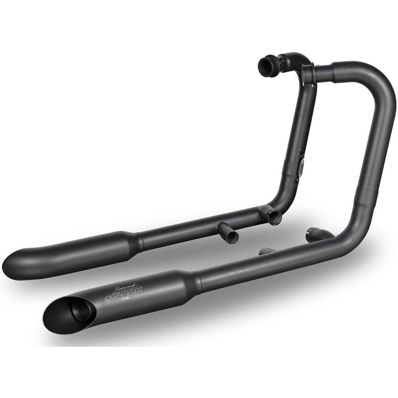 GTR8804BOM - Spark Hot Road Full Exhaust System For Triumph Bonneville 1200 T120 ABS 2016-2019 - Black