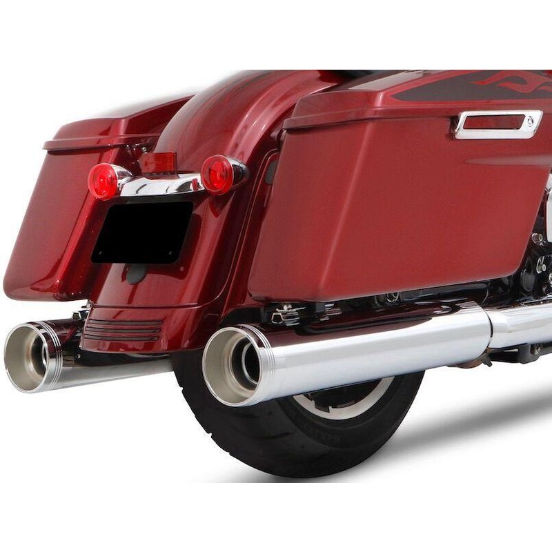 800-0110TC-ECB - 800-0110TC-ECB - Rinehart 4.5" Dual Silencers - Harley Davidson FLTRXSE 1923 2018-2022