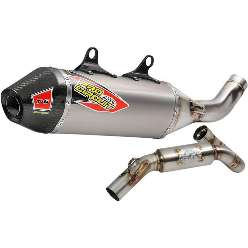0151845H - Pro Circuit T-6 Euro Stainless Steel & Titanium Exhaust System For Husqvarna FC450 2018-2021