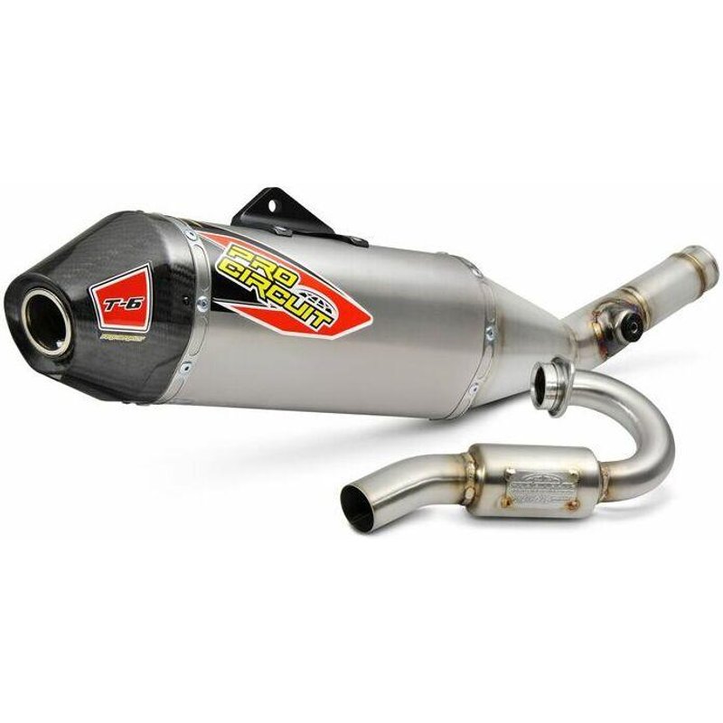 0112025H2 - Pro Circuit T-6 Euro Stainless Steel & Titanium Exhaust System For Honda CRF250R 2020-2021