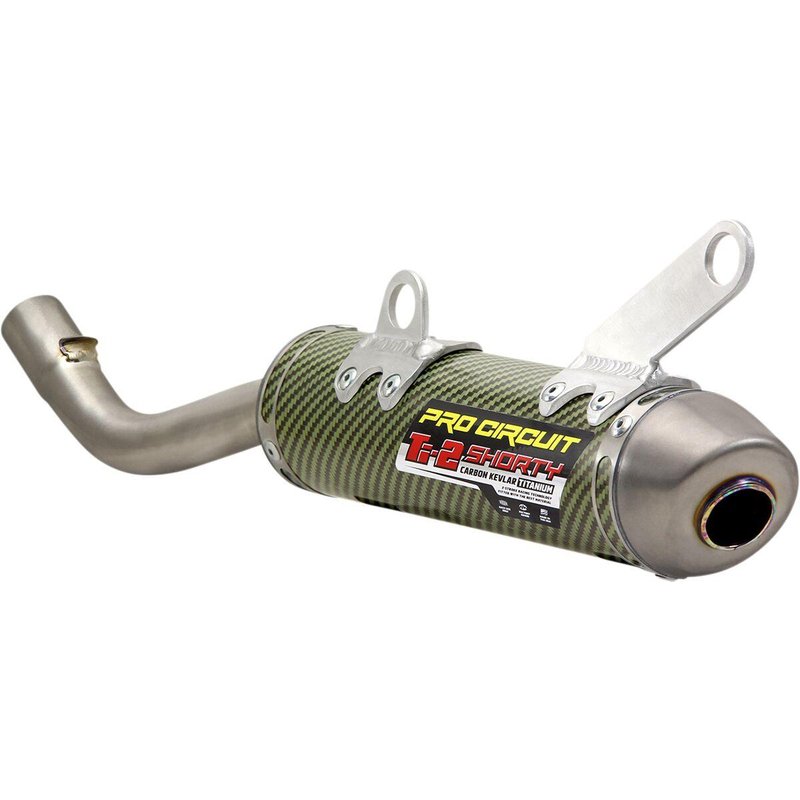 1141425K - Pro Circuit R304 Shorty Ti-2 Carbon/Kevlar Silencer - Suzuki RM250 2004-2008