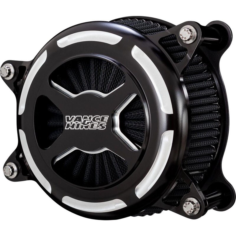 42343 - Vance & Hines VO2 X Air Intake For Harley Davidson FLHR 1584 2008-2011 - Black/Contrast