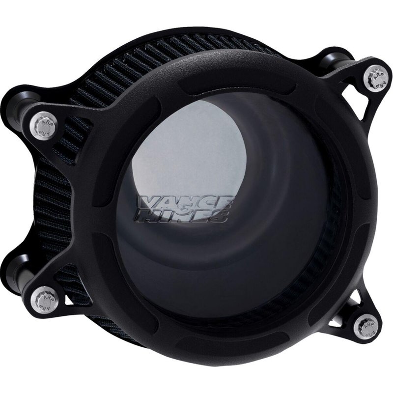 41077 - Vance & Hines VO2 Insight Air Intake Kit For Harley Davidson FLDE 1750 2018-2020 - Black/Wrinkle