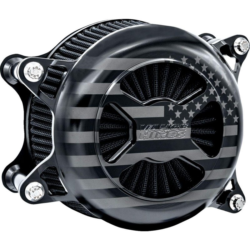 42046FG - Vance & Hines VO2 America Air Cleaner For Harley Davidson FLFBS 1923 ABS 2025-2026 - Black