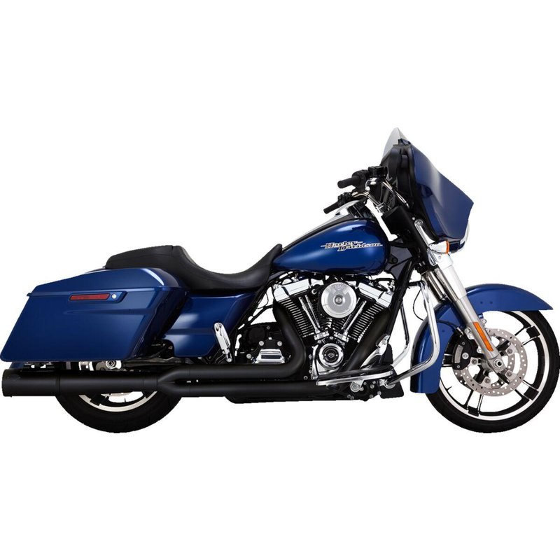 47383 - Vance & Hines Pro Pipe 2 Into 1 Exhaust System For Harley Davidson FLH 1868 ABS 2021 - Black