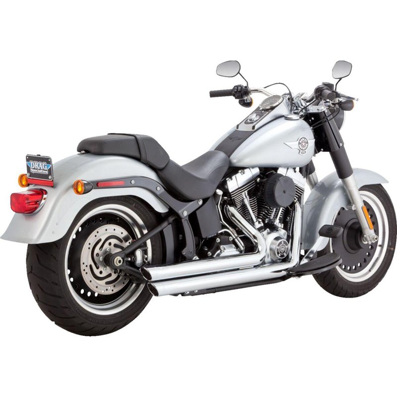 17339 - Vance & Hines Big Shots Staggered 2-into-2 Exhaust System For Harley Davidson FLS 1690 2012-2016 - Chrome