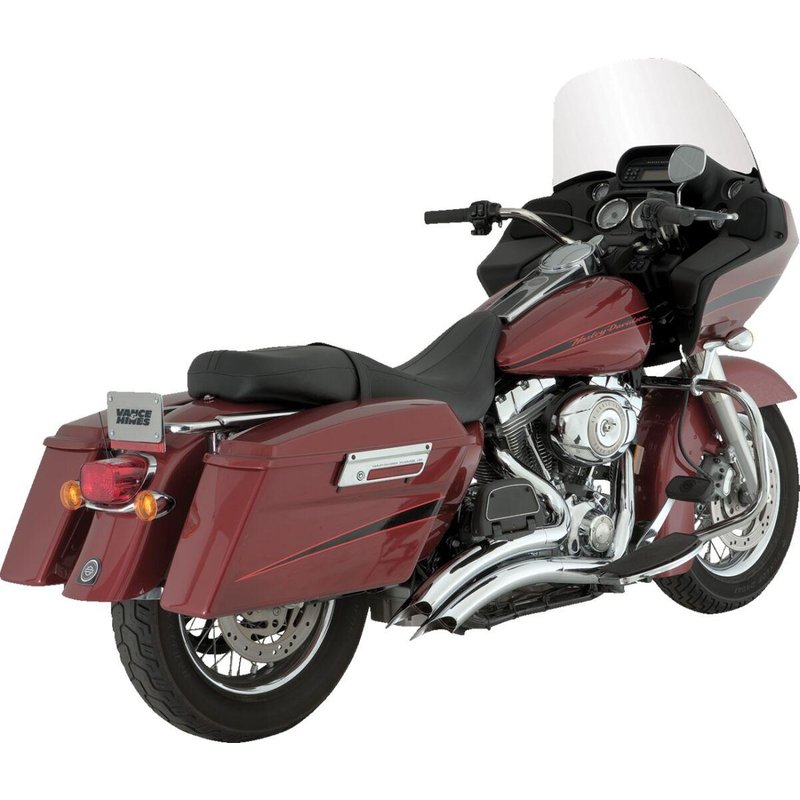 26082 - Vance & Hines 2-into-2 Big Radius Exhaust System For Harley Davidson FLHR 1584 2007-2009 - Chrome