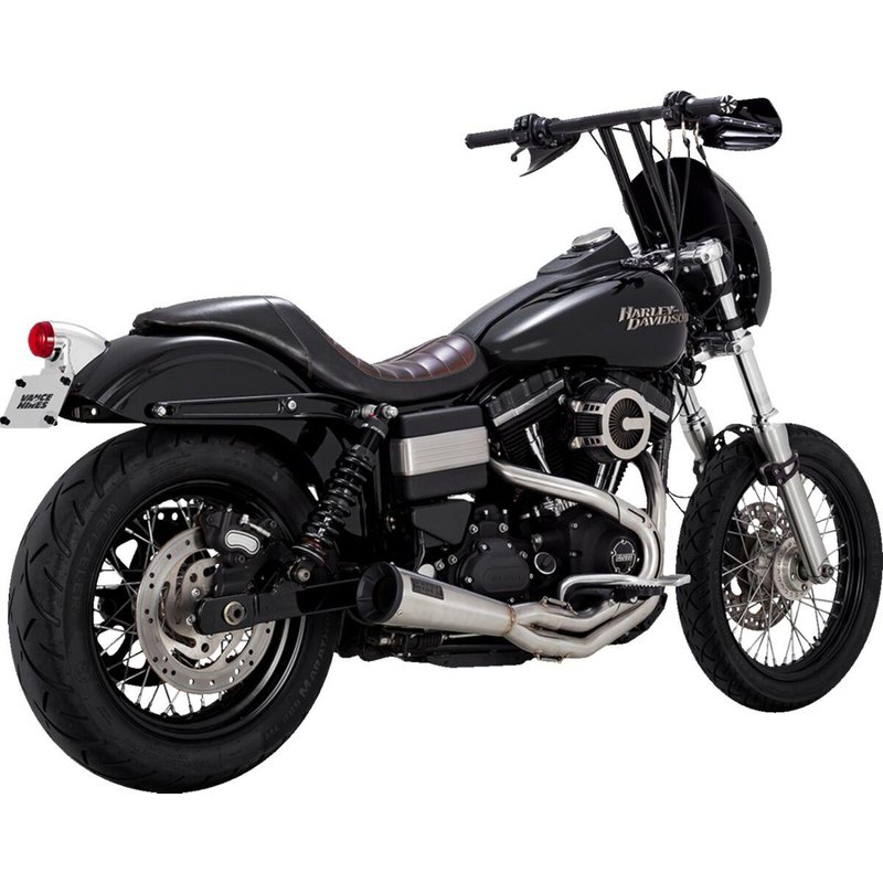 27635 - Vance & Hines Exhaust System For Harley Davidson FXD 1340 1995-1998 - Brushed