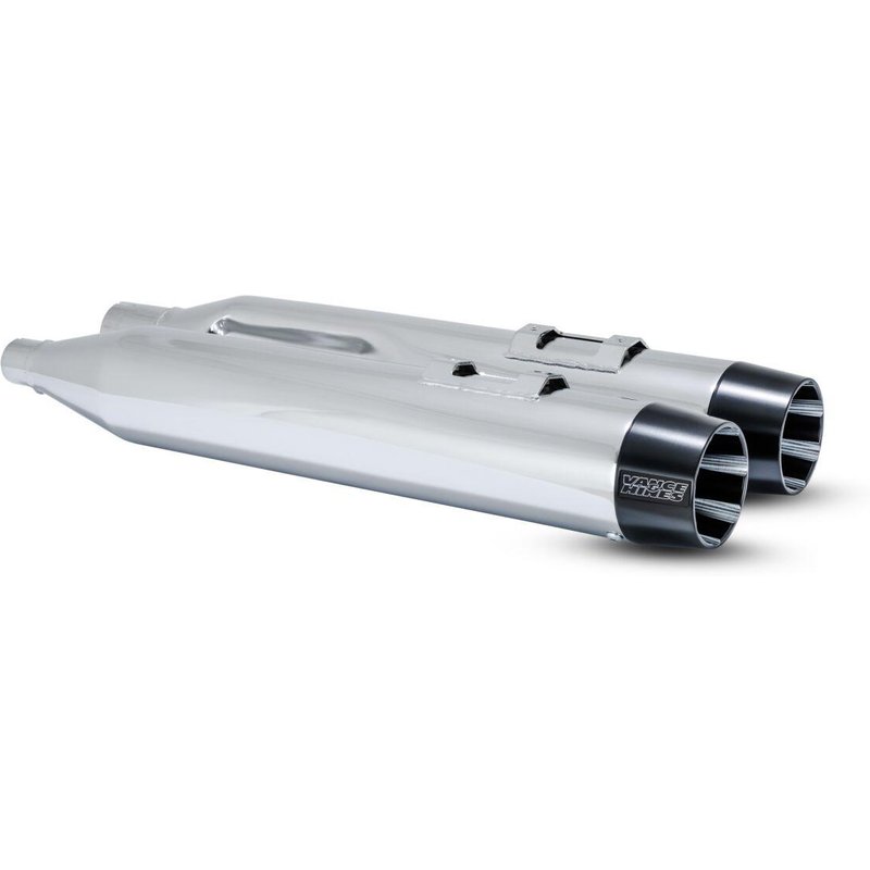 16792 - Vance & Hines Blackbird 450 Silencers For Harley Davidson FLH 1868 ABS 2021 - Black/Chrome