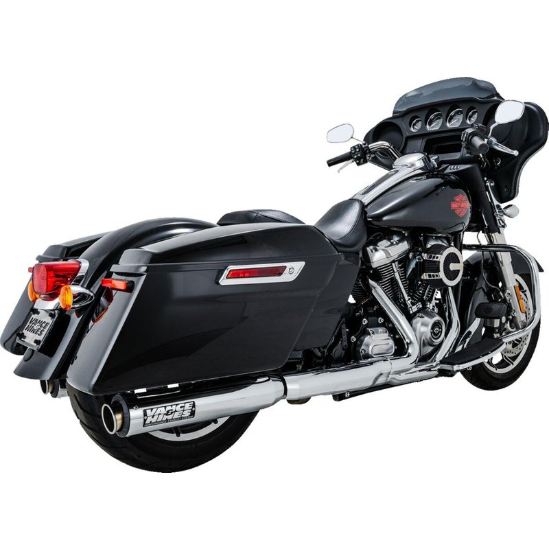 16721 - Vance & Hines Supersport Silencers For Harley Davidson FLH 1868 ABS 2021 - Chrome
