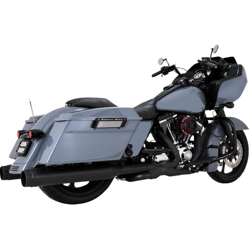 46332 - Vance & Hines Power Duals PCX Header System For Harley Davidson FLHR 1584 2009-2011 - Black