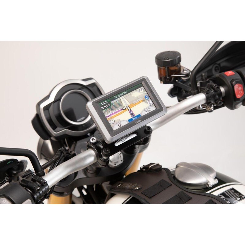 GPS.11.646.10202/B - SW Motech Handlebar GPS Mount - Triumph Tiger Explorer XRX 2015-2020 - Black
