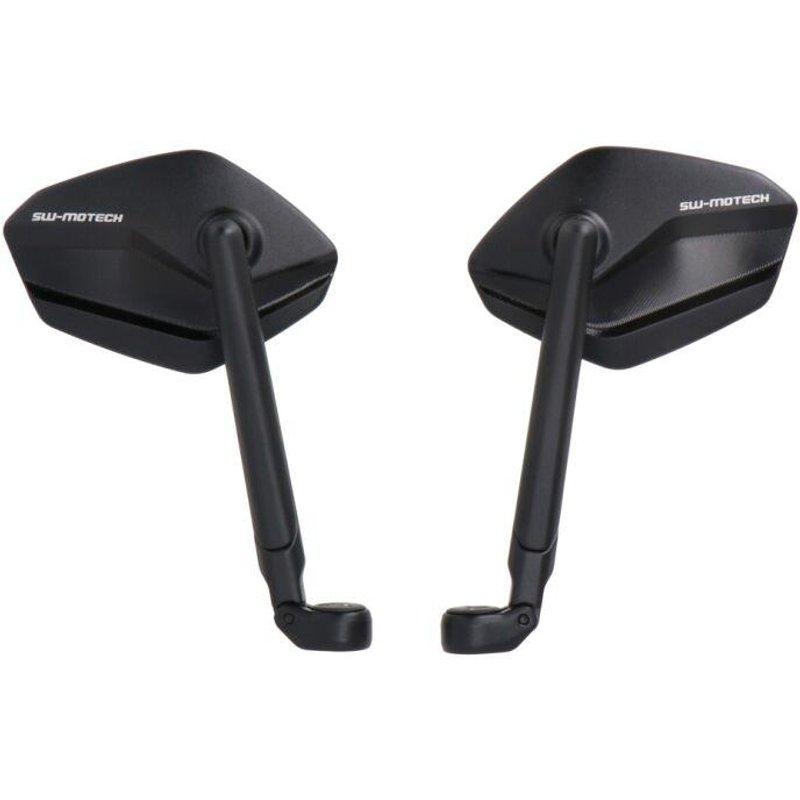 MIR.00.850.10701 - SW Motech Sport Mirror Set Short Arm For Ducati Monster 1200 ABS 2016-2020 - Black