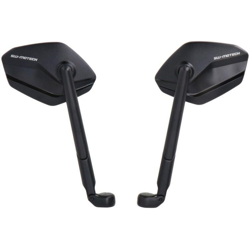 MIR.00.850.11301 - SW Motech Sport Mirror Set Long Arm For Ducati Monster 1200 ABS 2014-2016 - Black