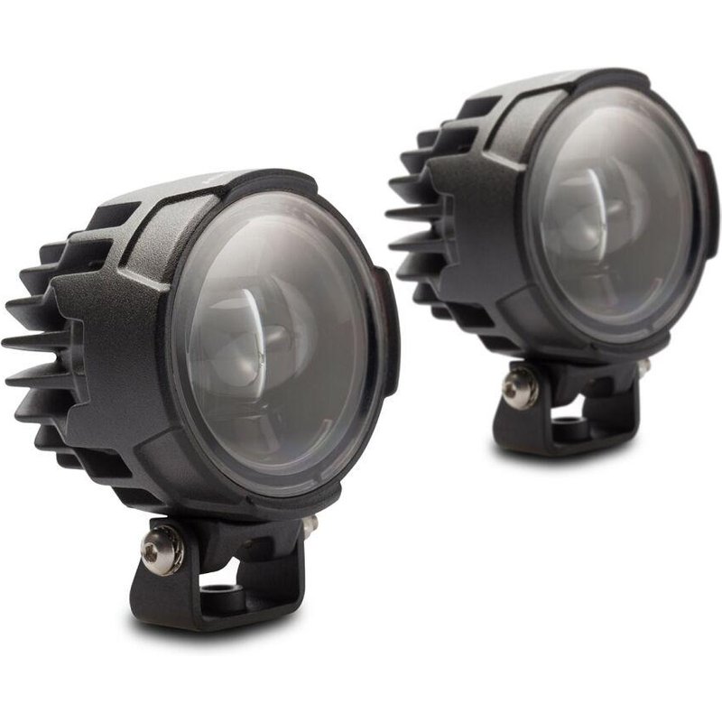 NSW.06.799.61000/B - SW Motech EVO High Beam Lights For Yamaha XTZ 690 2018-2022 Front Black Clear