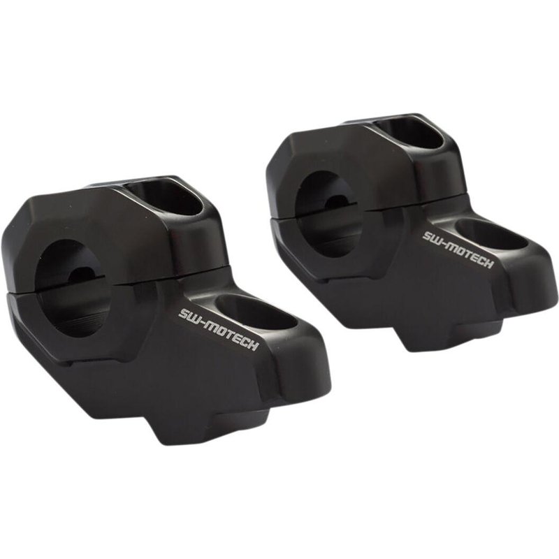 LEH.00.039.21001/B - SW Motech Bar Back 1 System 1 Bar Riser Kit - Yamaha XV 535 1989-1997 - Black