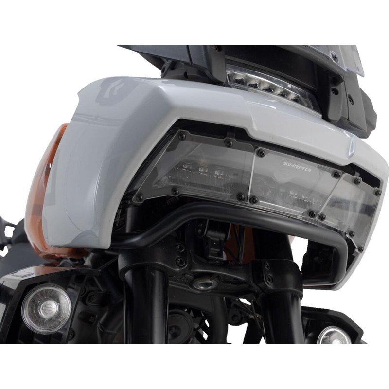 LPS.18.911.10000/B - SW Motech Headlight Guard For Harley Davidson RA 1250 ABS 2021-2024 Front Black/Powder-Coated Clear