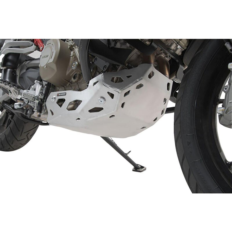 MSS.22.822.10000/S - SW Motech Engine Guard For Ducati MultiStrada V4 1200 ABS Lower - Brushed/Silver