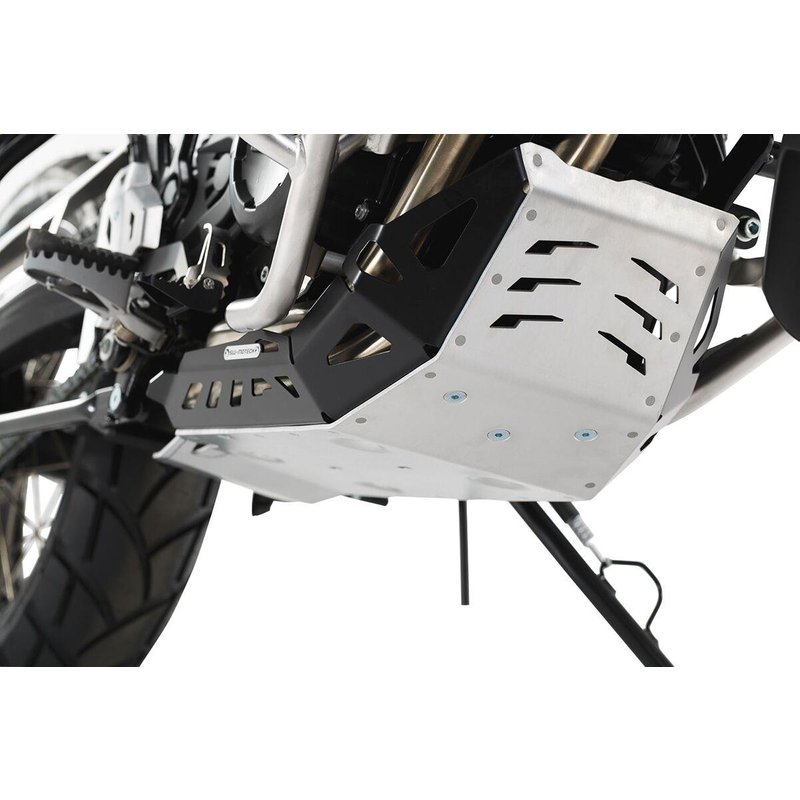 MSS.07.560.10002/S - SW Motech Engine Guard For BMW F 650 GS (800cc) Lower - Black/Brushed/Silver