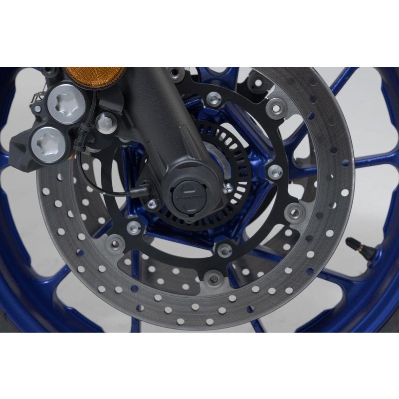 STP.06.176.10301/B - SW Motech Front Axle Slider Set For Suzuki GSX-S 1000 ABS 2023-2025 - Black