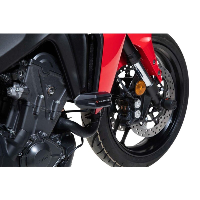 STP.06.590.11200/B - SW Motech Frame Sliders For Yamaha MT-09 ABS 2020-2022 - Black/Silver