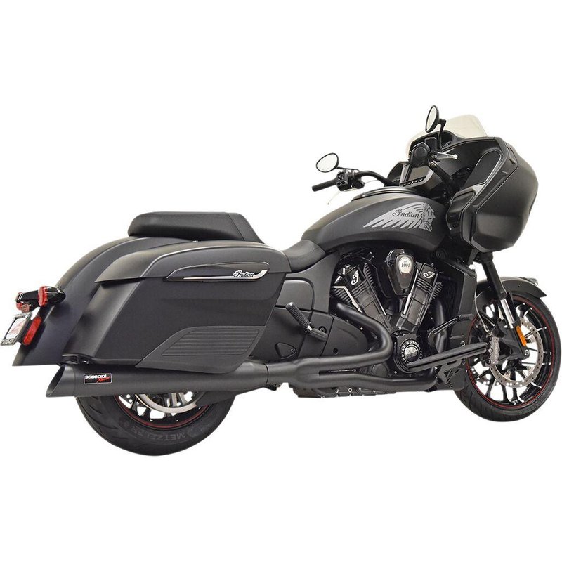 8H18SB - Bassani Road Rage 2 Into 1 Exhaust System - Indian Pursuit 108 ABS 2022-2023