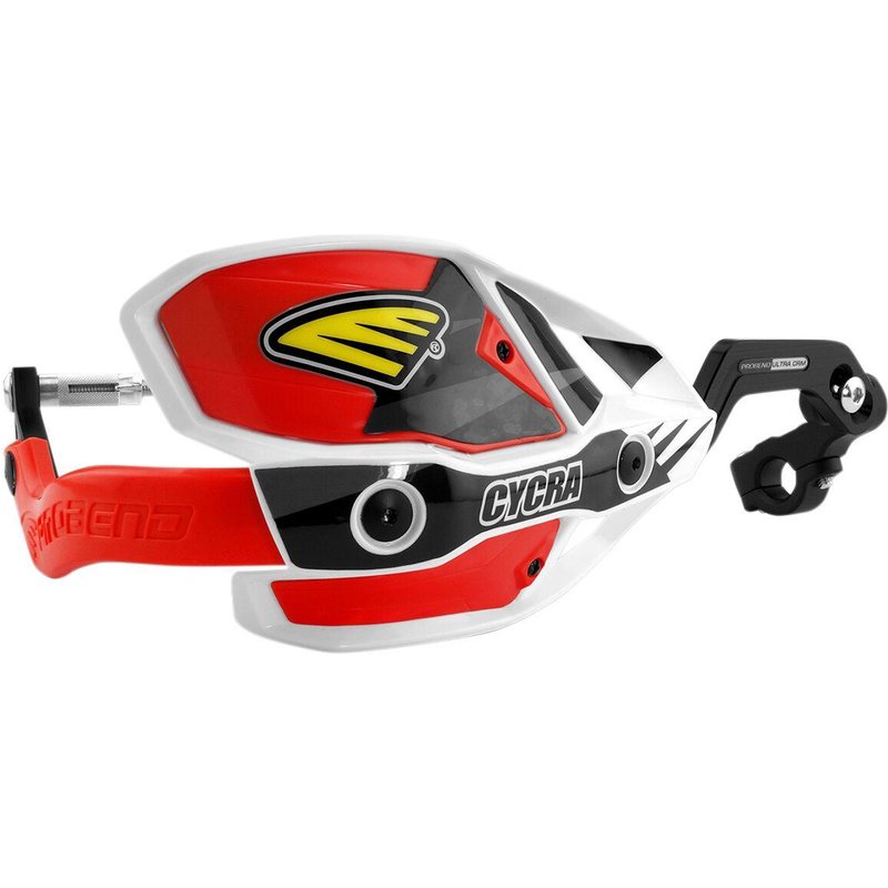 1CYC-7407-32X - Cycra 7/8" Ultra Probend CRM Wrap Around Hand Guards - Red/White