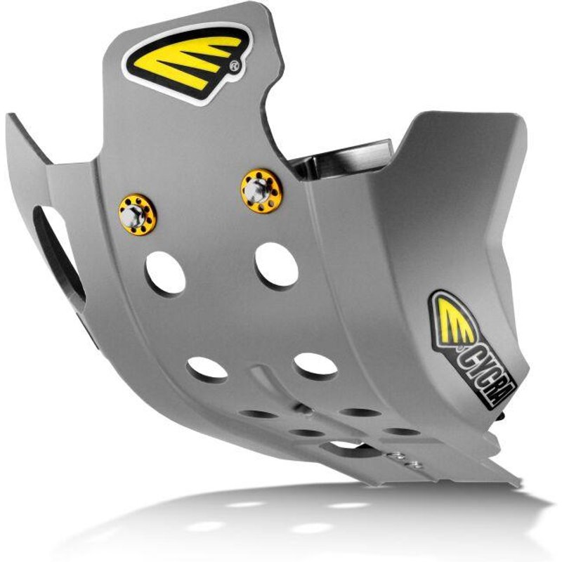 1CYC-6225-80 - Cycra Full Armor Skid Plate For Yamaha YZ250 2005-2024 - Grey