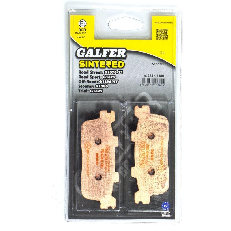 FD474G1380 - Galfer HH Sintered Scooter Brake Pads For Kymco K-XCT 125 I 2013-2016 - Rear