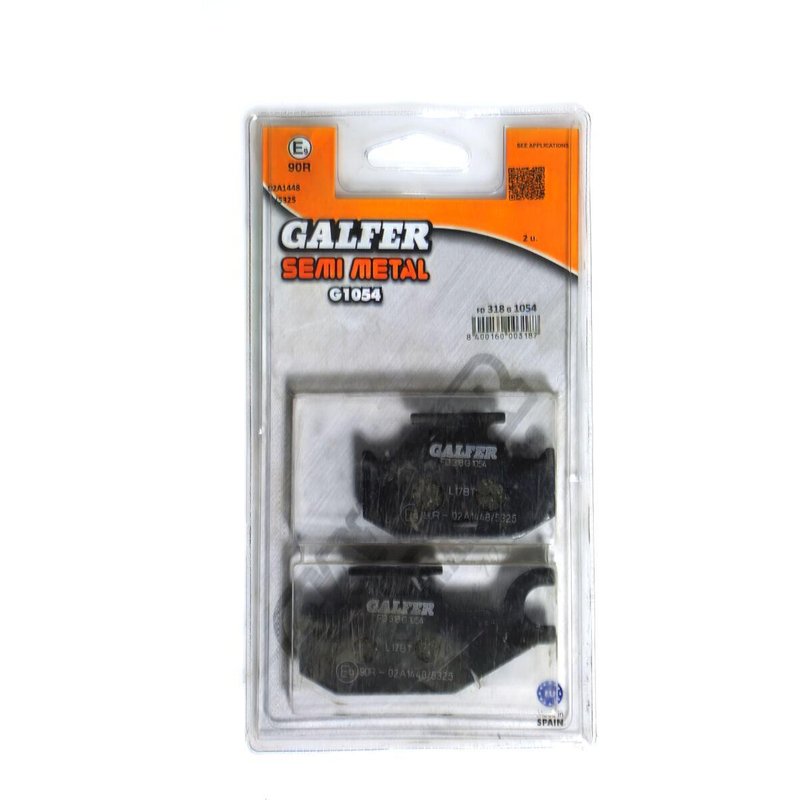 FD318G1054 - Galfer Off-Road Semi Metallic Brake Pads For Cannondale Blaze 440 2002-2006 - Front