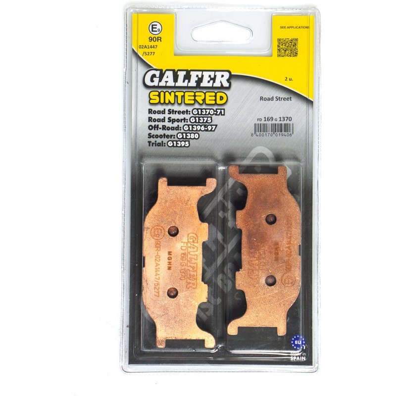 FD169G1370 - Galfer HH Sintered Brake Pads For Yamaha FZ6 600 N 2004-2006 - Front