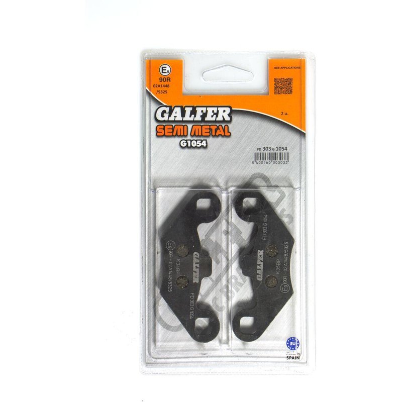 FD303G1054 - Galfer Semi Metallic Brake Pads For Polaris Big Boss 250 4X6 1989-1992 - Front