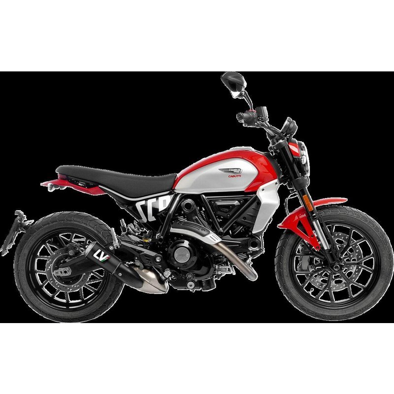 15266C - LeoVince LV-10 Silencer For Ducati Scrambler 803 2023-2024 - Black