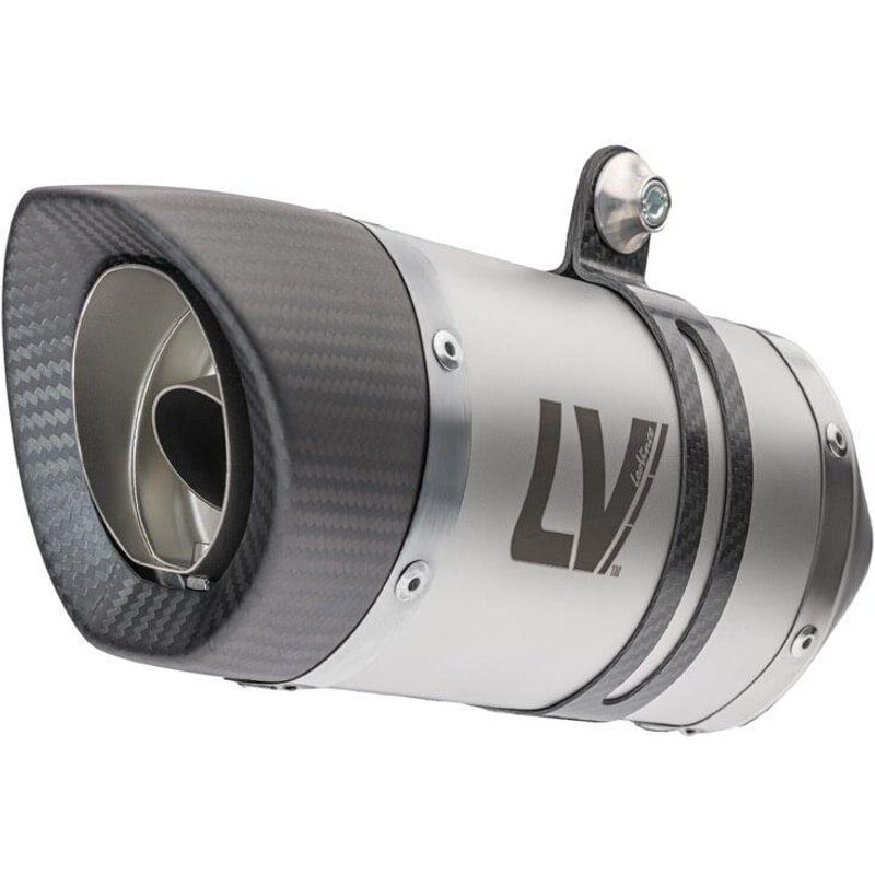 14257E - LeoVince LV Pro Stainless Steel Silencer For Yamaha MT-03 2018-2024 - Silver