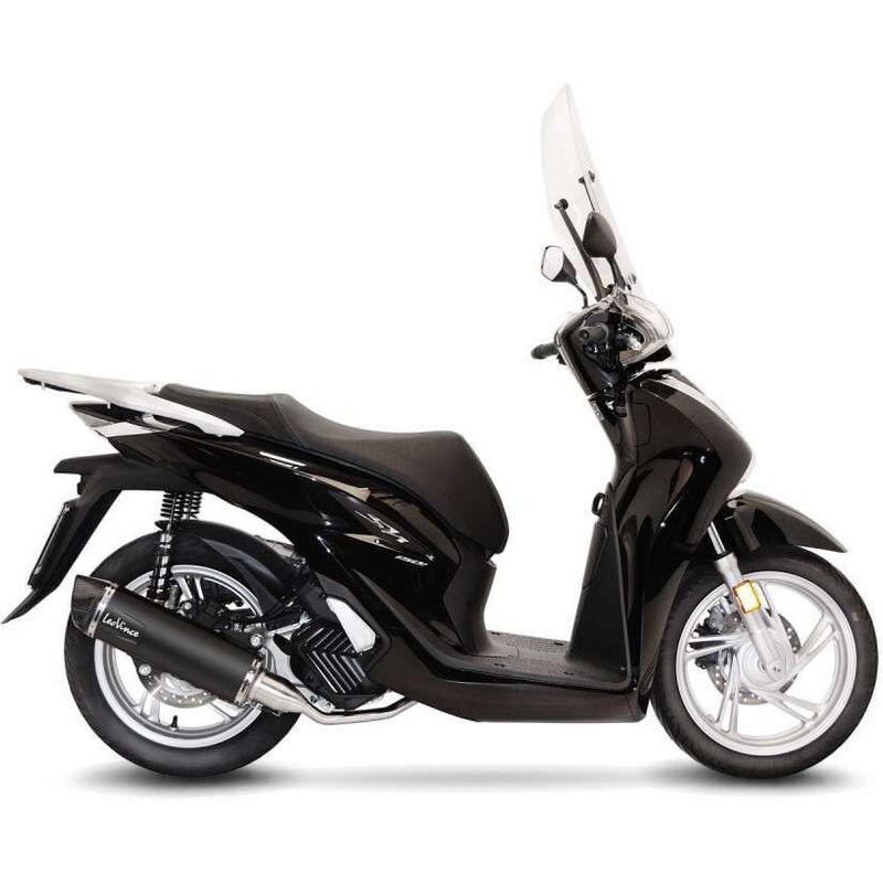 14068K - LeoVince Nero Full Exhaust System For Honda SH 125 ABS 2021-2024 - Black