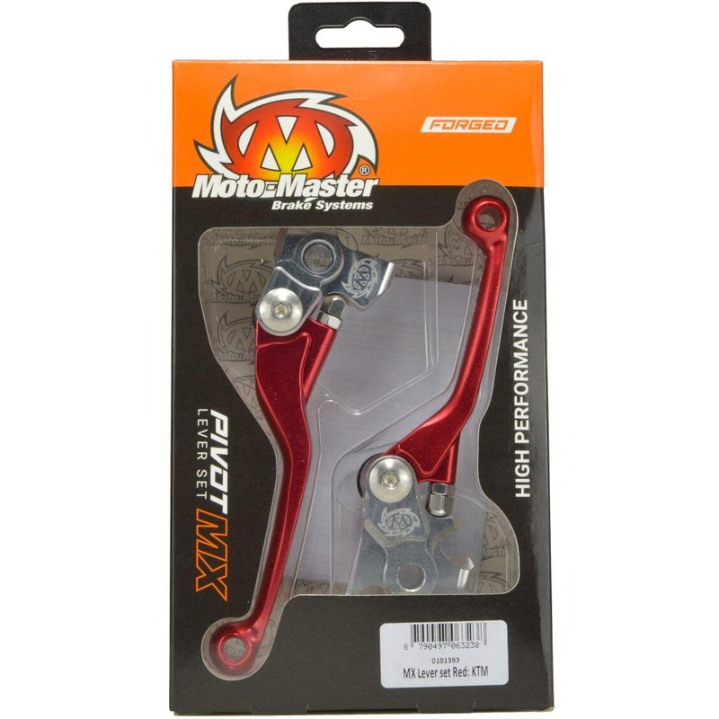 101783 - 0101783 - Moto Master Pivot Lever Set - Husqvarna TE300I 2022-2023 - Red
