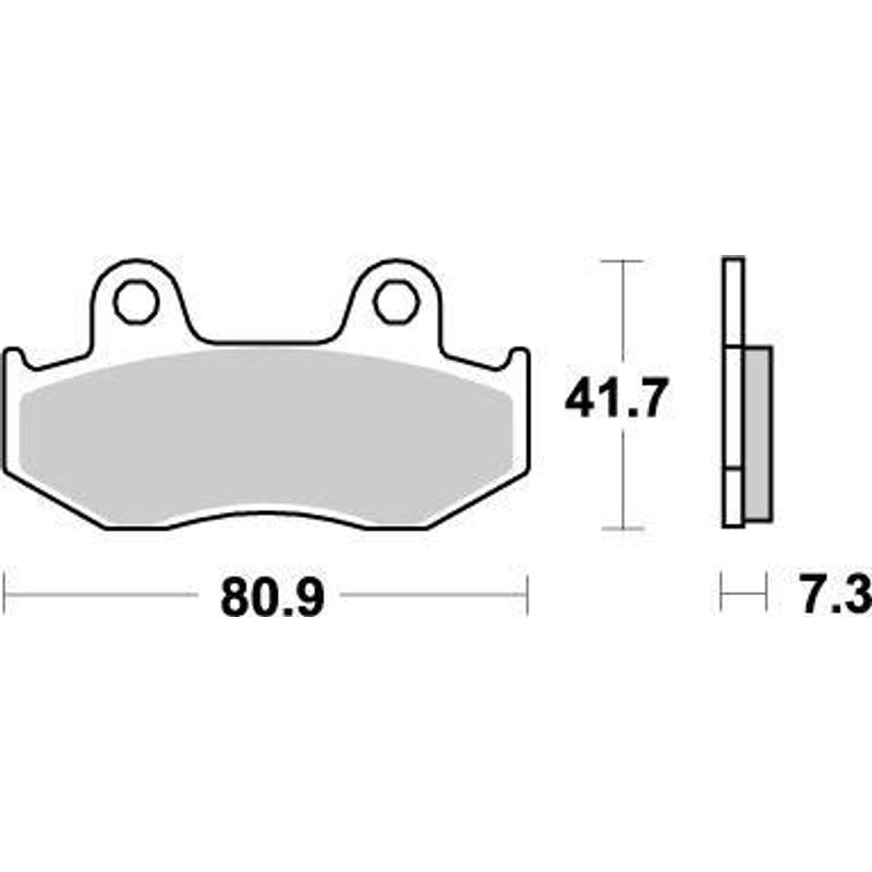 90421 - 090421 - Moto Master Nitro Front Brake Pads - Honda XR600R 1985-1987