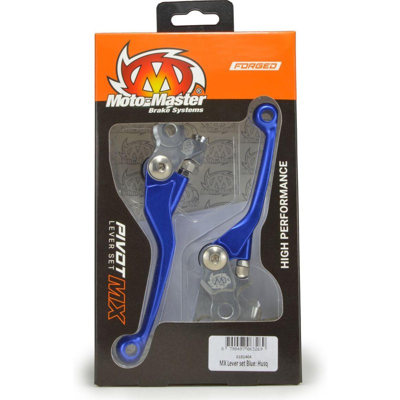 101384 - 0101384 - Moto Master Pivot Lever Set - Yamaha YZ125 2015-2024 - Blue