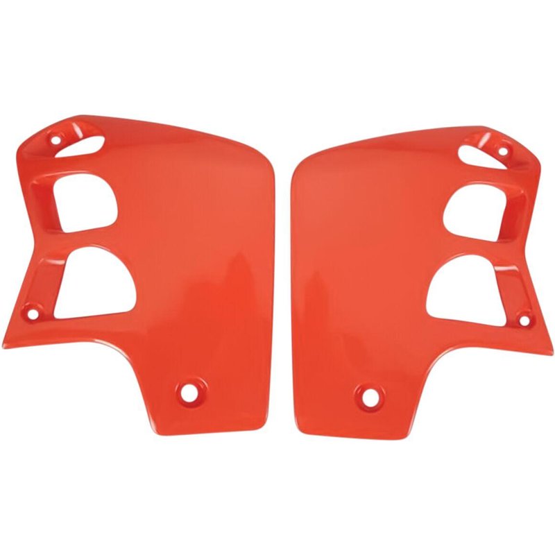 HO02620#121 - UFO Replacement Radiator Scoops For Honda CR500 1989-2001 - CR Orange/Orange