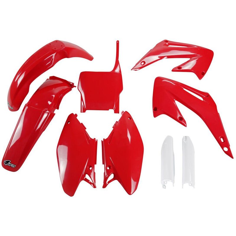 HOKIT103F@070 - UFO Replacement Body Plastic Kit For Honda CR125 2005-2007 Front - Red