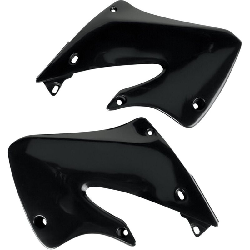 HO03601#001 - UFO Replacement Radiator Scoops For Honda CR125 1998-1999 - Black