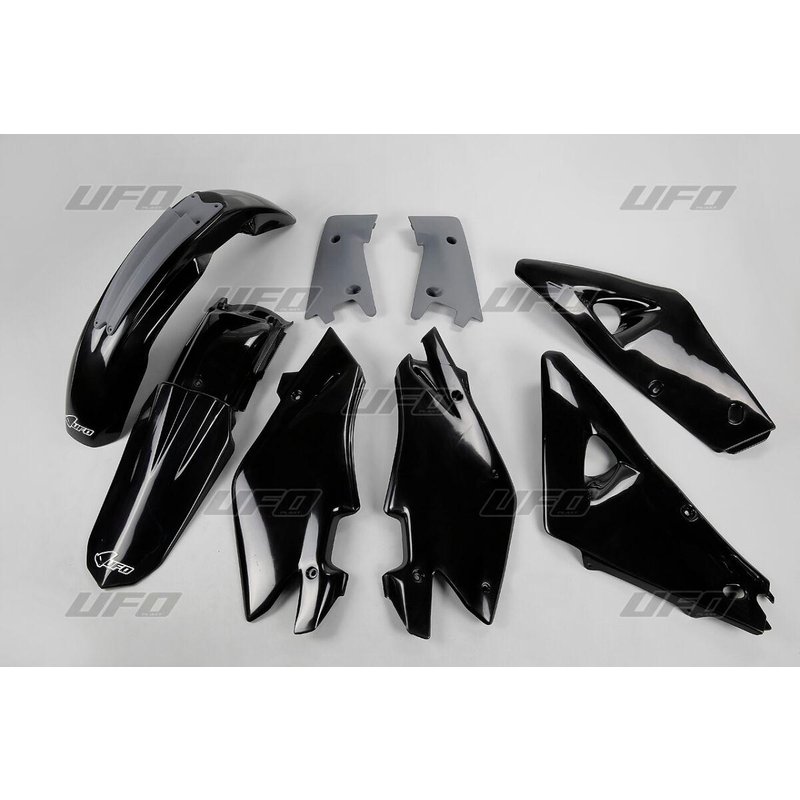 HUKIT601@001 - UFO Standard Plastics Kit - Husqvarna CR 125/250 & WR 125/250 2005 - Black