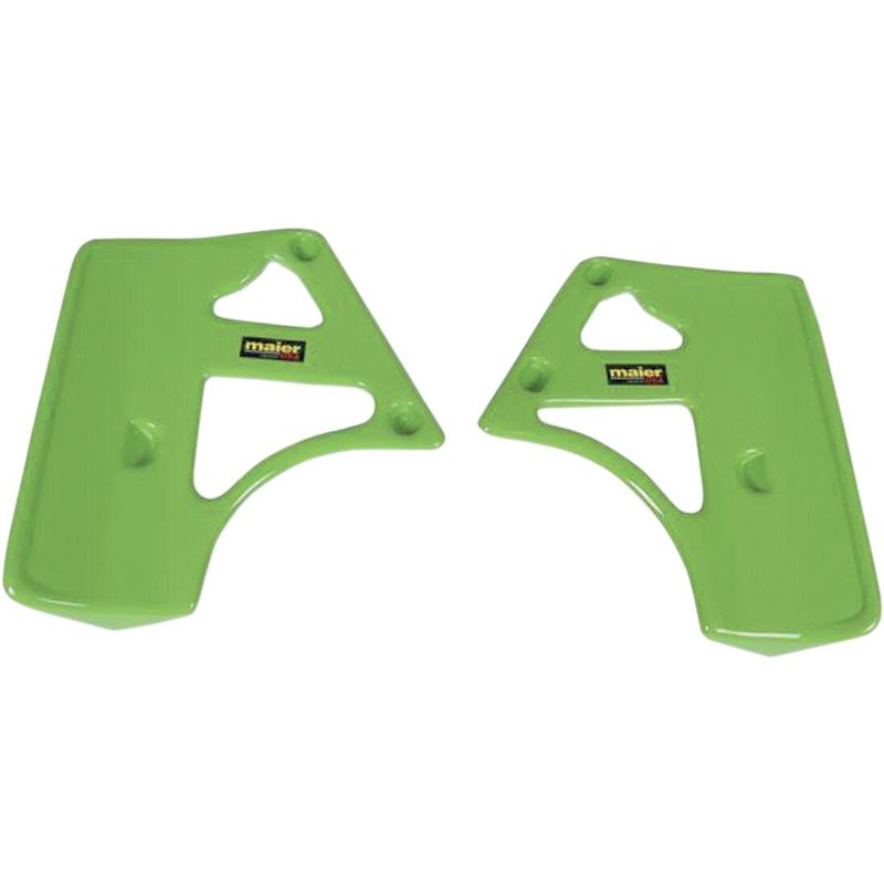 578063 - M57806 - Maier Radiator Scoops - Kawasaki KX 250/500 1985-86 - Green