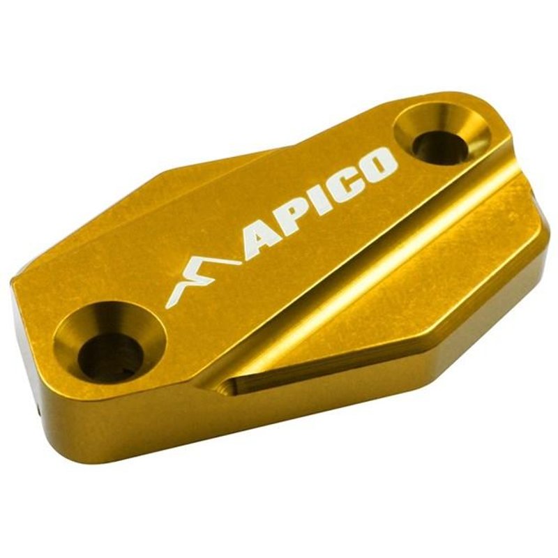 Apico Front Brake Master Cylinder Cover - Braketec Gold