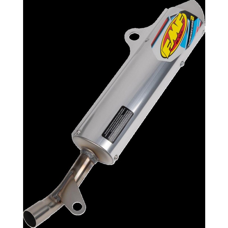 020353 - FMF Turbinecore Spark Arrestor Silencer For Yamaha WR250 1991-1993 - Silver
