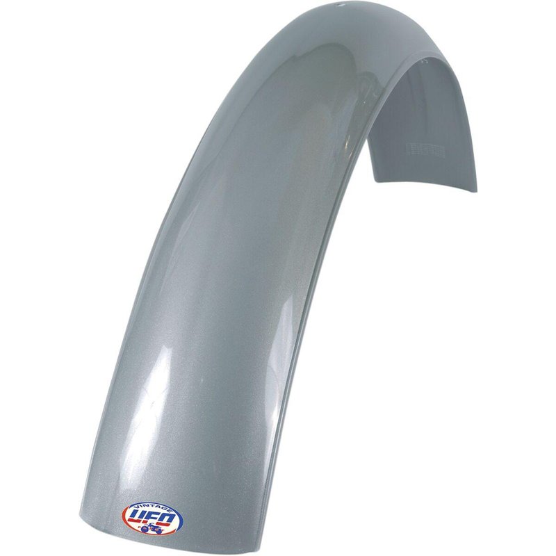 ME08000#S - UFO Universal Vintage Front Fender - Fits 1960-74 - Silver