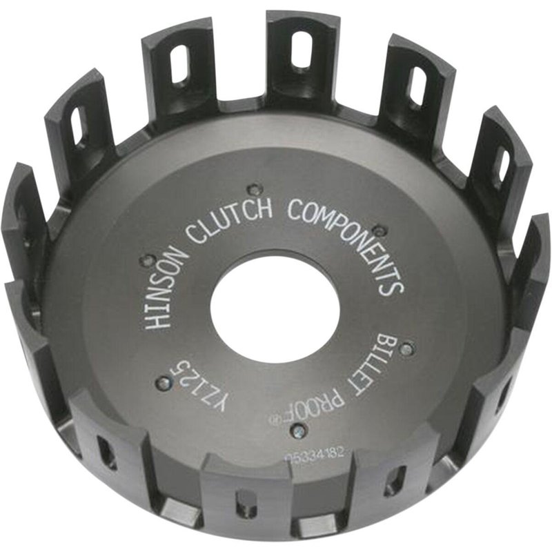 H053 - Hinson Billetproof Clutch Basket For Yamaha YZ125 1994-2004 - Akadized/Black